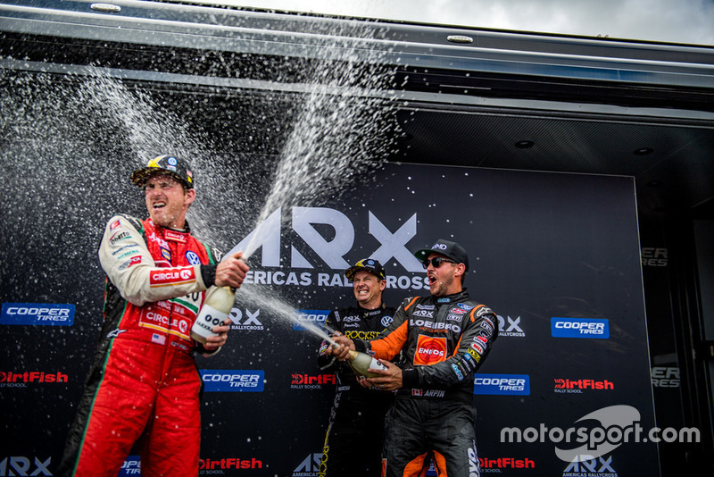 Tanner Foust, Volkswagen Motorsport, Scott Speed, Volkswagen Motorsport, Steve Arpin