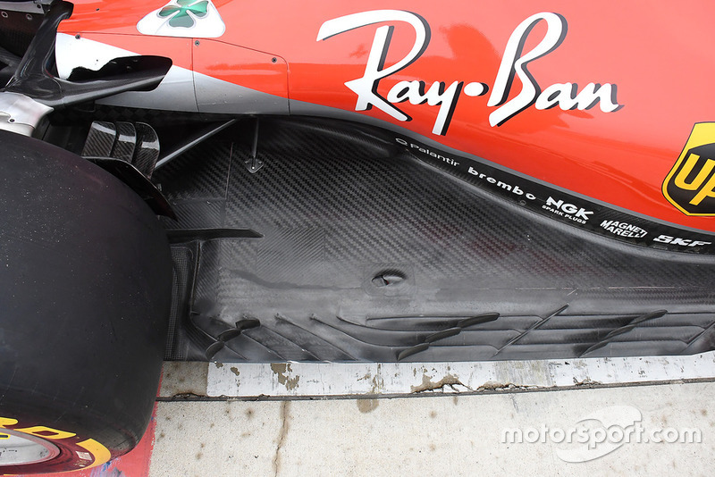 Ferrari SF71H barge boards