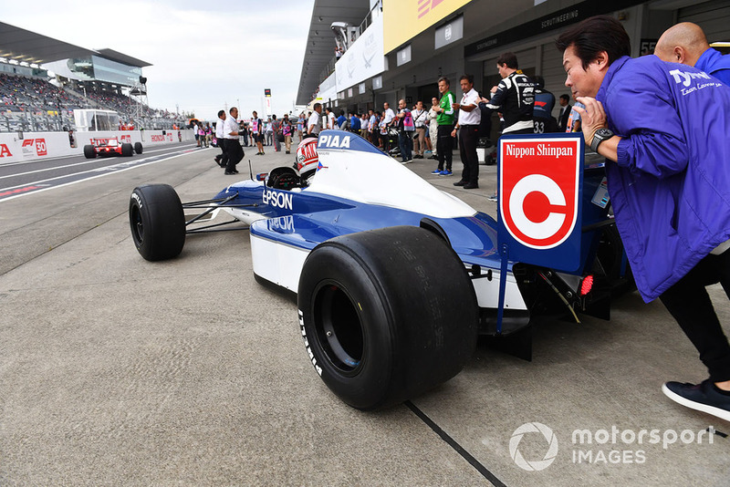 Казуки Накаджима, Tyrrell 017, Legends F1 30th Anniversary Lap Demonstration