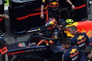 Max Verstappen, Red Bull Racing RB14 sur la grille