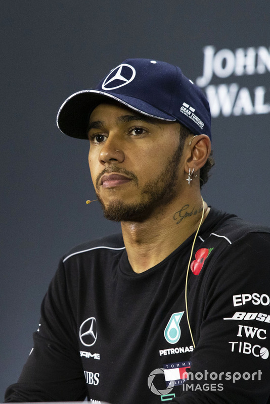 Lewis Hamilton, Mercedes AMG F1 in the press conference