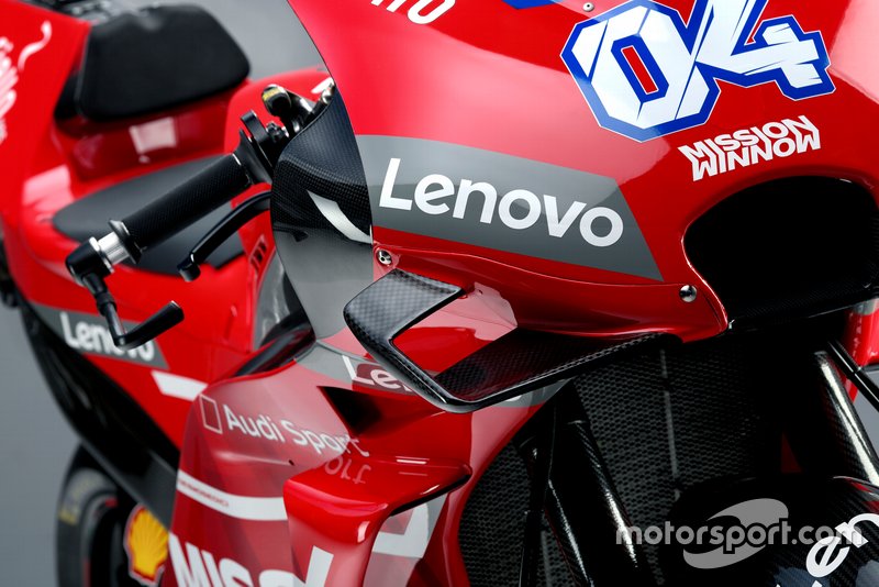 Detalles de la Ducati Desmosedici GP19