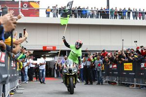 Le vainqueur Jonathan Rea, Kawasaki Racing