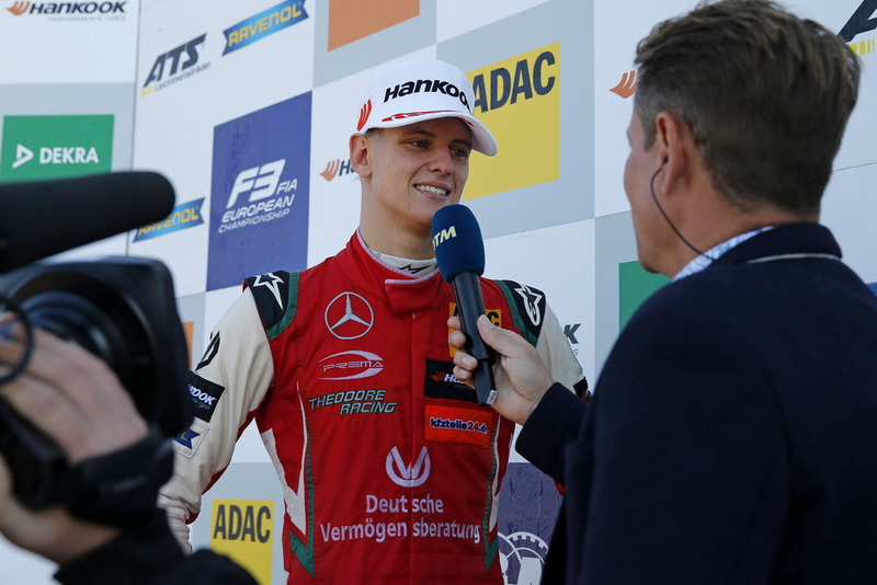 TV-Interview, Mick Schumacher, PREMA Theodore Racing Dallara F317 - Mercedes-Benz