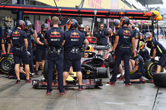 Prova di pit stop Red Bull Racing