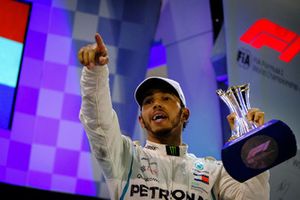 Lewis Hamilton, Mercedes AMG F1, festeggia la vittoria