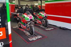 La moto d'Aleix Espargaro, Aprilia Racing Team Gresini