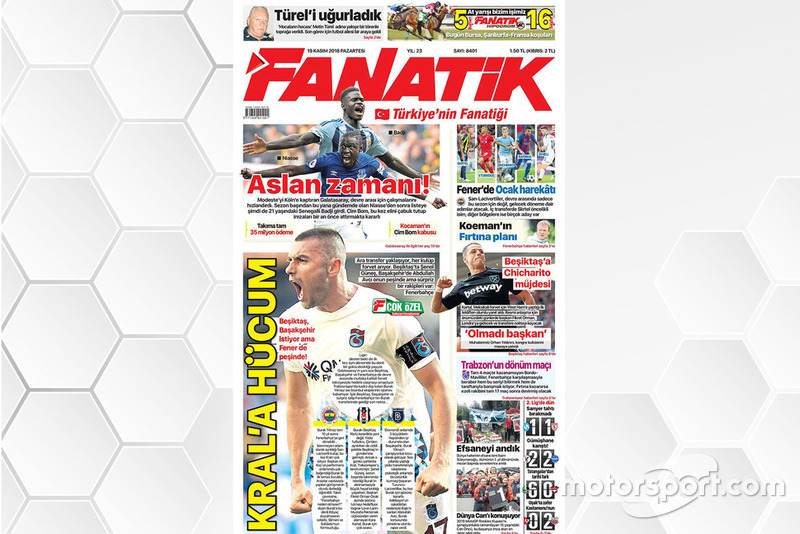 19 Kasım 2018 - Can Öncü haberini gazeteler nasıl gördü?