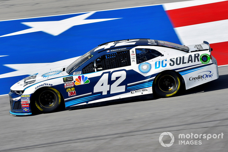 22. Kyle Larson, Chip Ganassi Racing, Chevrolet Camaro DC Solar