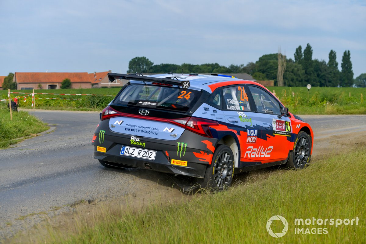 Oliver Solberg, Aaron Johnston, Hyundai Motorsport Hyundai i20 N Rally2
