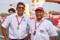 Sirish Vissa, Head of Volkswagen Motorsport India and Arun Mammen, MRF Managing Director and Executive Director