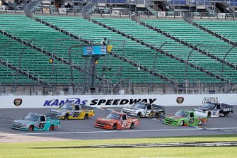 Ben Rhodes, ThorSport Racing, Ford F-150, Grant Enfinger, ThorSport Racing, Ford F-150, Zane Smith, GMS Racing, Chevrolet Silverado