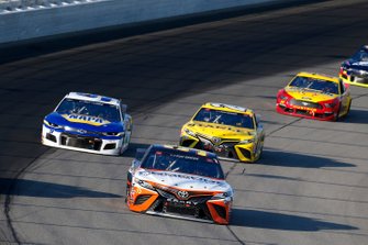 Christopher Bell, Leavine Family Racing, Toyota Camry Procore, Chase Elliott, Hendrick Motorsports, Chevrolet Camaro NAPA Auto Parts, Erik Jones, Joe Gibbs Racing, Toyota Camry STANLEY