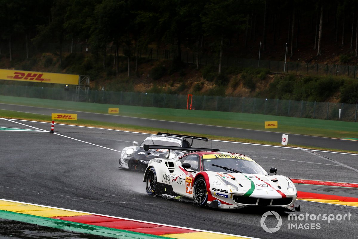 #54 AF Corse Ferrari 488 GTE EVO: Thomas Flohr, Francesco Castellacci, Giancarlo Fisichella