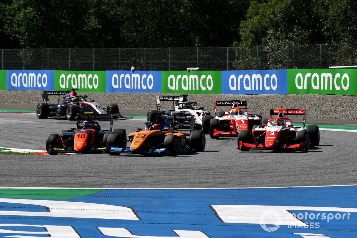 Frederik Vesti, Prema Racing, Bent Viscaal, MP Motorsport, Alexander Peroni, Campos Racing, Logan Sargeant, Prema Racing, Oscar Piastri, Prema Racing, Theo Pourchaire, ART Grand Prix, Max Fewtrell, Hitech Grand Prix