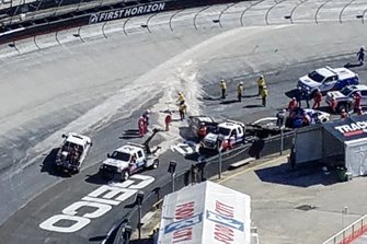 Track Cleanup at Red flag