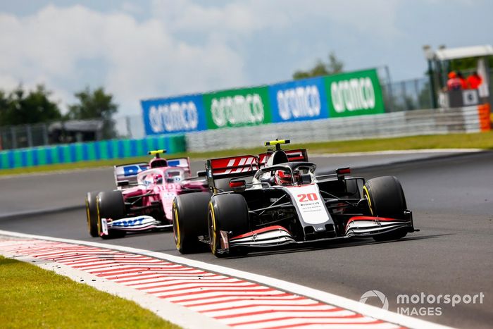 Kevin Magnussen, Haas VF-20, Lance Stroll, Racing Point RP20
