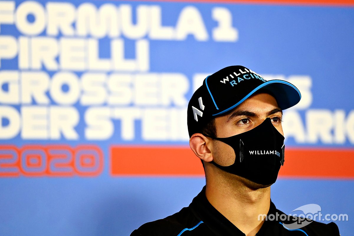 Nicholas Latifi, Williams Racing in conferenza stampa