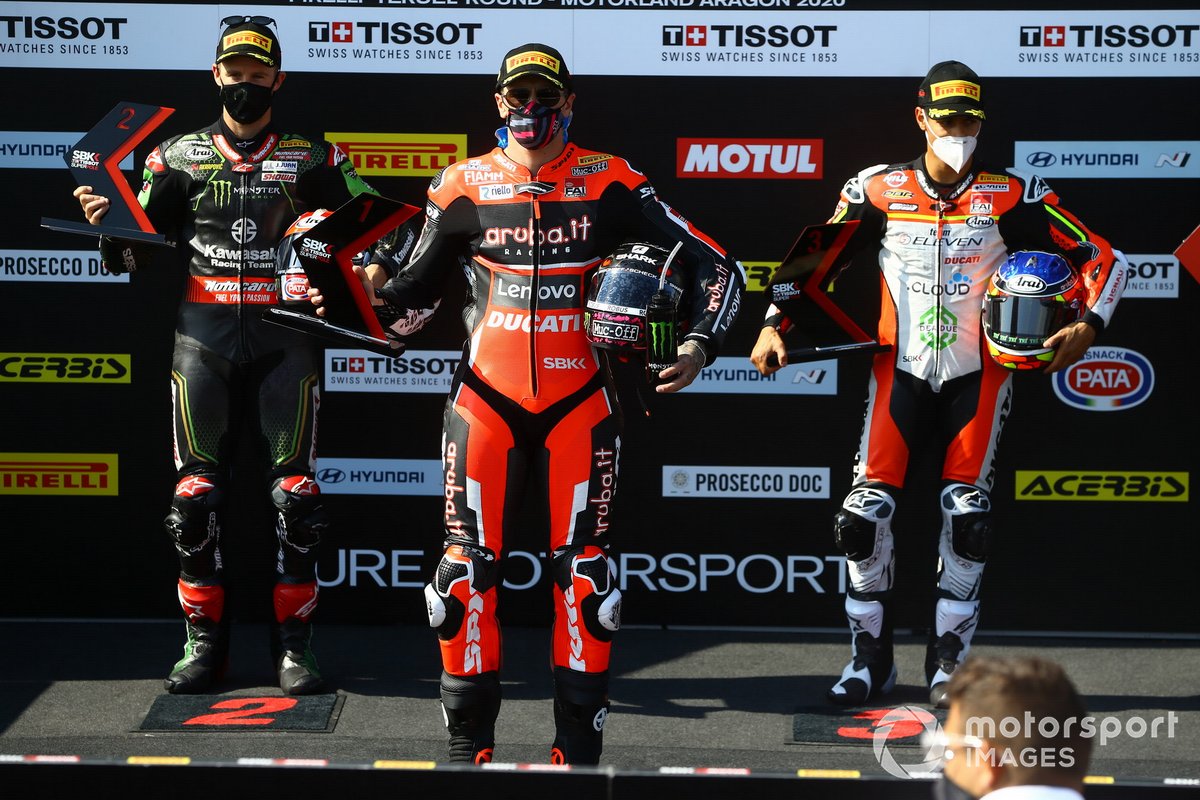 Jonathan Rea, Kawasaki Racing Team, Scott Redding, Aruba.it Racing Ducati, Michael Ruben Rinaldi, Team Goeleven