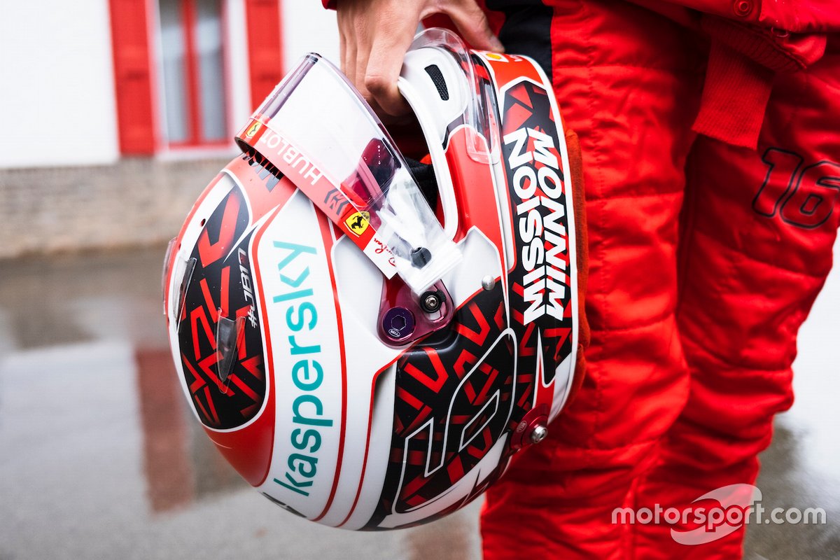 Il casco di Charles Leclerc, Scuderia Ferrari