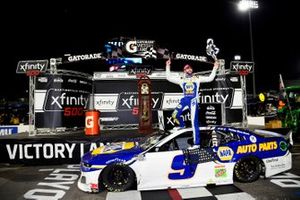 Race winner Chase Elliott, Hendrick Motorsports, Chevrolet Camaro