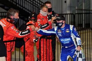 Race winner Justin Allgaier, JR Motorsports, Chevrolet Camaro