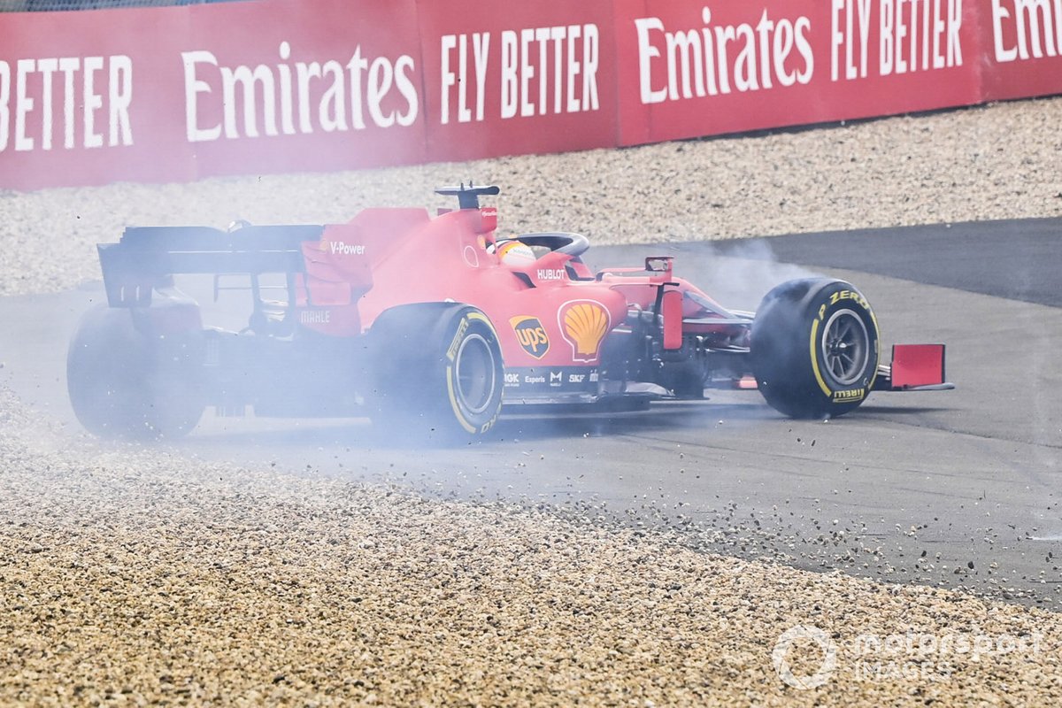 Sebastian Vettel, Ferrari SF1000, testacoda