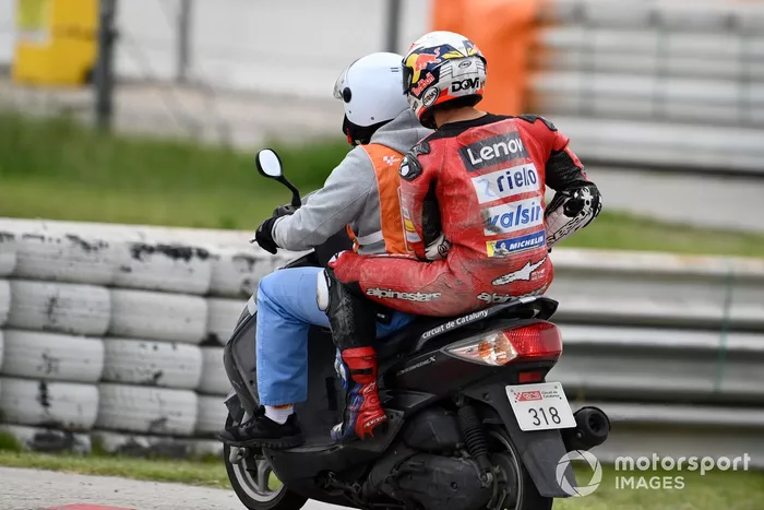 Caduta di Andrea Dovizioso, Ducati Team