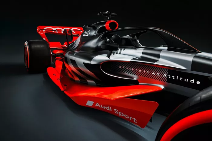 El concept de un coche de F1 que presentó Audi