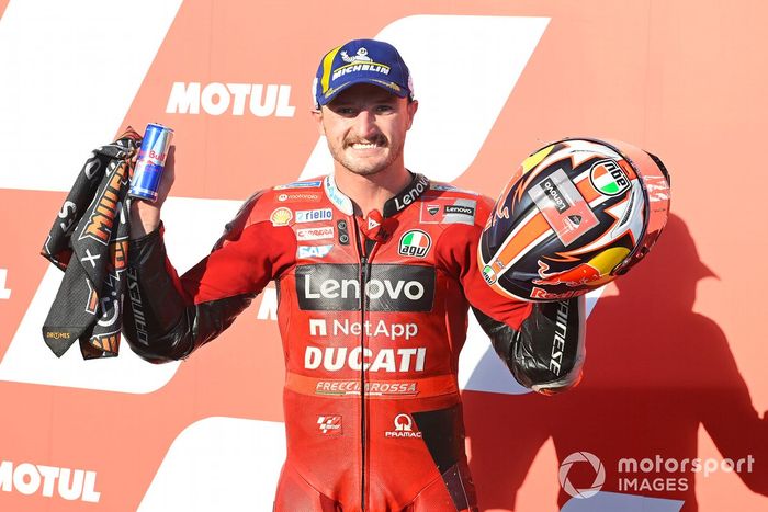 Podio: ganador Jack Miller, Ducati Team