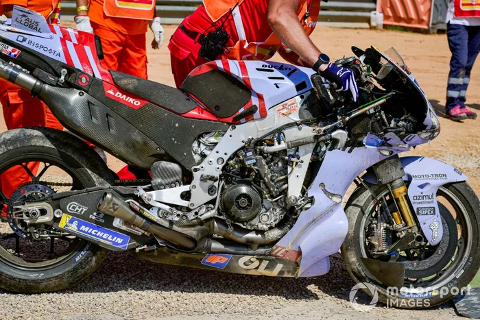 Alex Marquez, Gresini Racing crash
