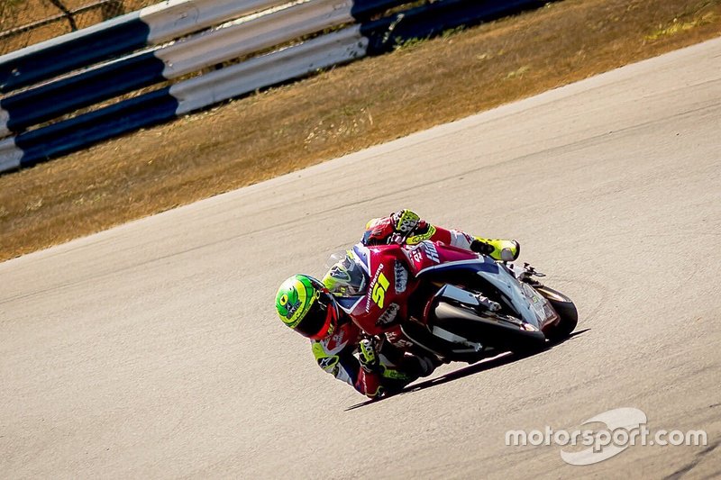 Eric Granado durante prova do SuperBike Brasil em Interlagos