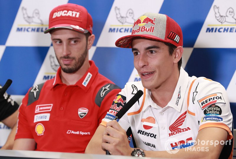 Andrea Dovizioso, Ducati Team, Marc Marquez, Repsol Honda Team