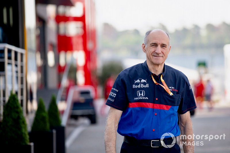 Franz Tost, Team Principal, Toro Rosso in the paddock