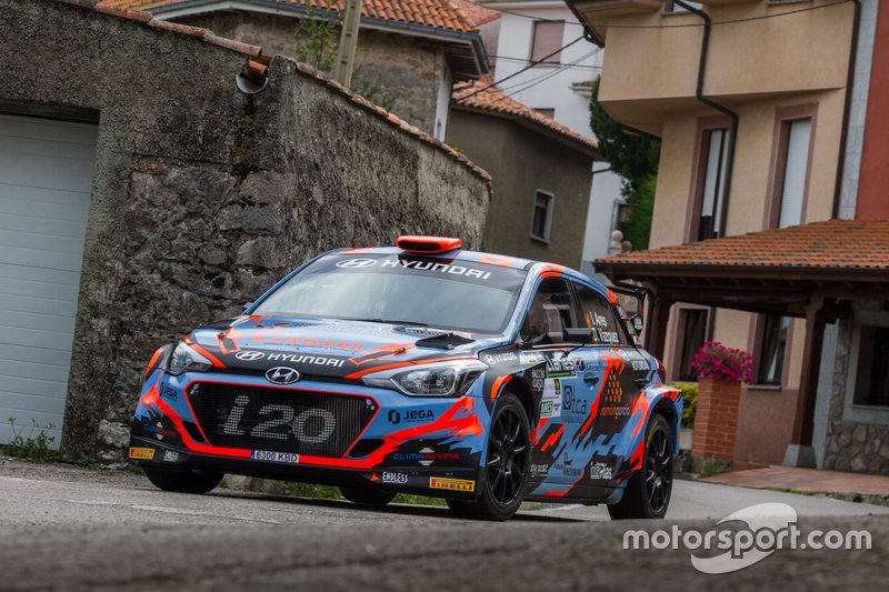 Iván Ares - David Vázquez, Hyundai i20 R5, Rally Villa de Llanes