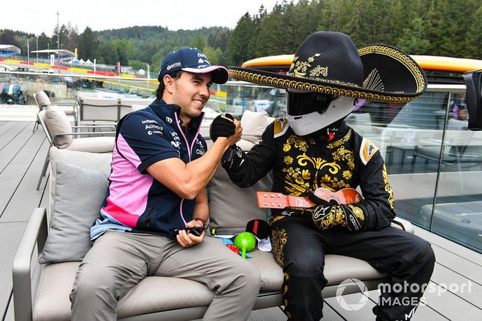 Sergio Pérez, Racing Point y Mario Achi