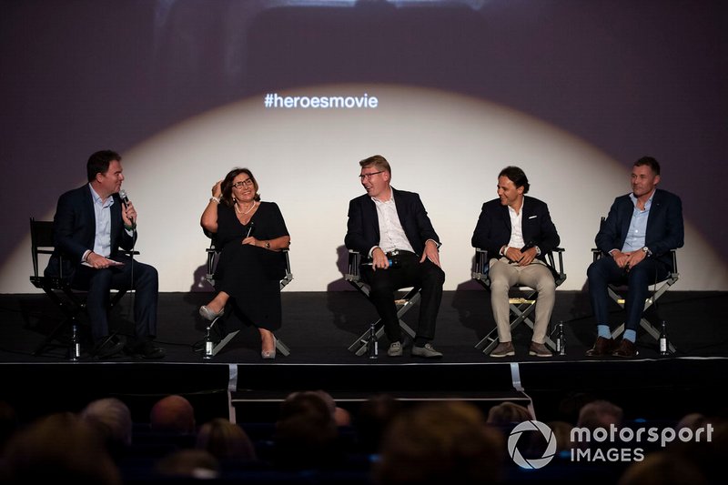 James Allen, Motorsport Network President, Michèle Mouton, Mika Hakkinen, Felipe Massa, Tom Kristensen