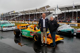 Luca Cordero di Montezemolo e Jean Todt alla celebrazione per Michael Schumacher