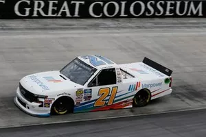  Sam Mayer, GMS Racing, Chevrolet Silverado Manpower