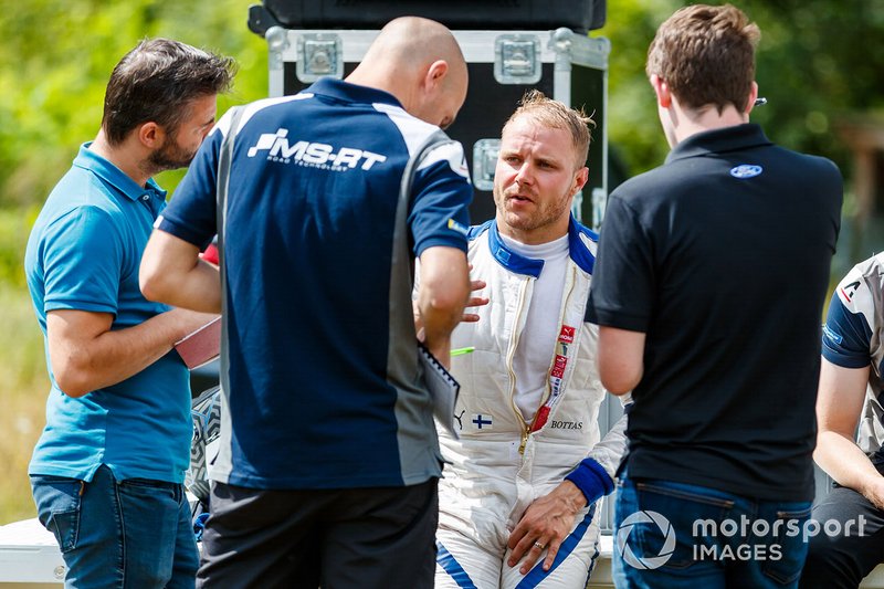 Valtteri Bottas prueba un M-Sport Ford Fiesta WRC