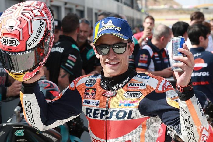 Il poleman Marc Marquez, Repsol Honda Team