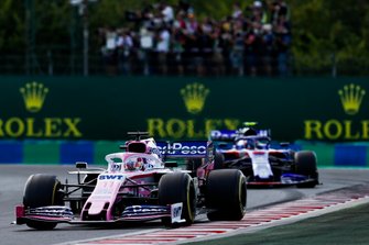 Sergio Perez, Racing Point RP19, Alexander Albon, Toro Rosso STR14