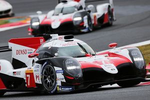 #7 Toyota Gazoo Racing Toyota TS050: Mike Conway, Kamui Kobayashi, Jose Maria Lopez, #8 Toyota Gazoo Racing Toyota TS050: Sebastien Buemi, Kazuki Nakajima, Fernando Alonso