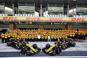 Foto di gruppo del team Renault Sport F1