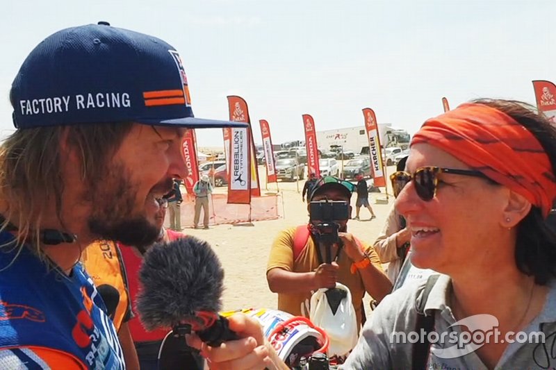 Ellen Lohr con Toby Price