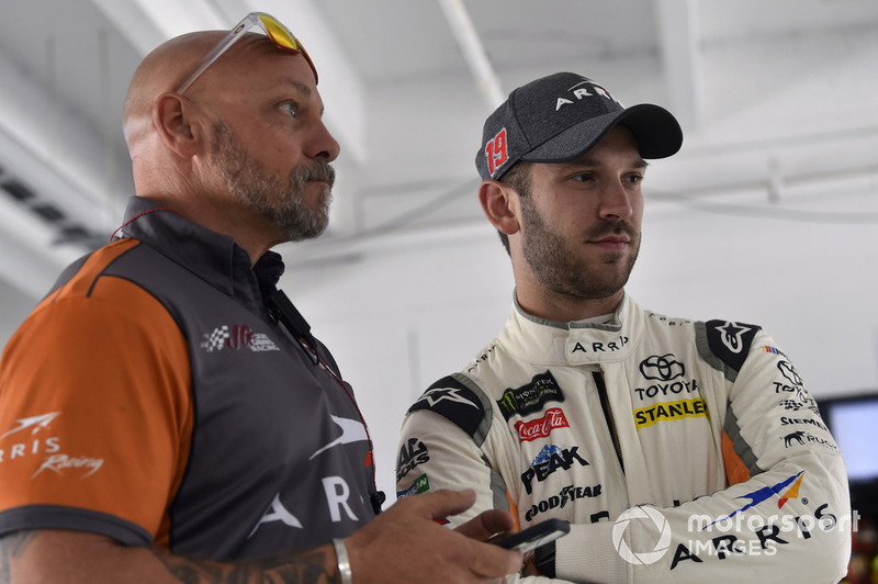 Daniel Suarez, Joe Gibbs Racing, Toyota Camry ARRIS