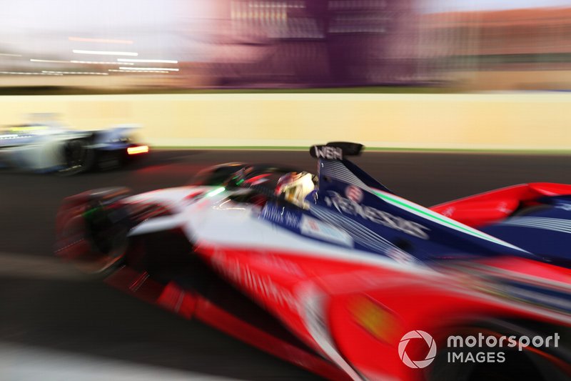 Pascal Wehrlein, Mahindra Racing, M5 Electro, leaves the garage