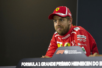 Sebastian Vettel, Ferrari basın toplantısında
