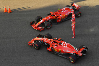 Kimi Raikkonen, Ferrari ve Sebastian Vettel