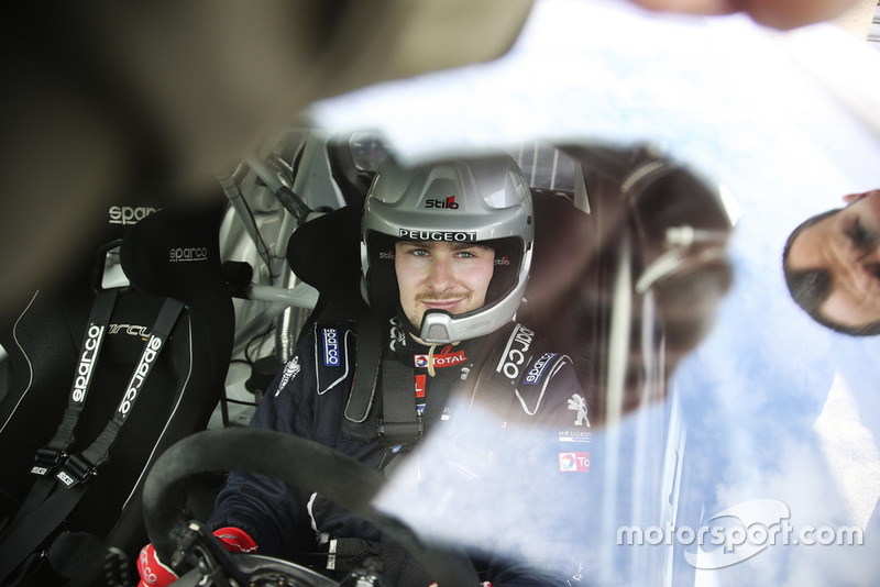 Marko Knab, Editor Motorsport.com Deutschland with the Peugeot 308 TCR